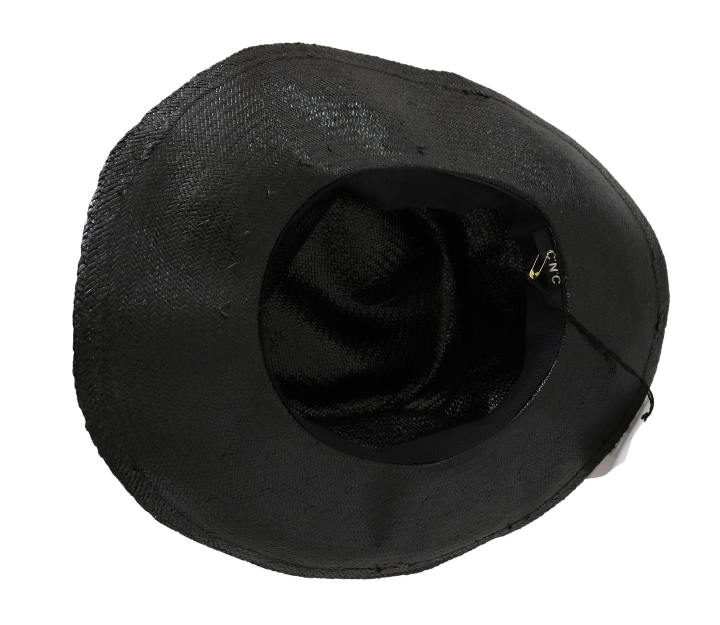 Costume National Black Wide Brim Cowboy Solid Hat