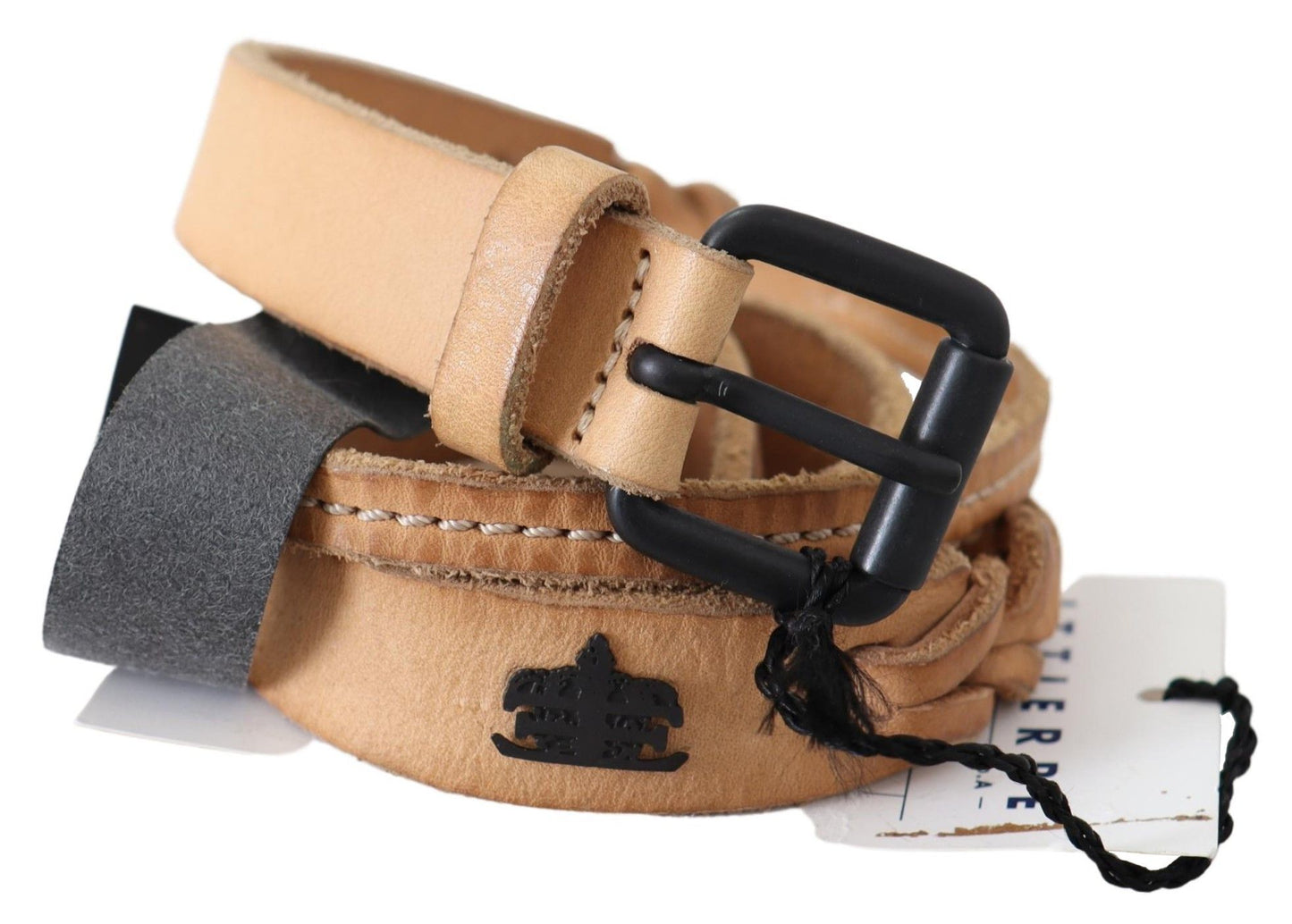 Cintura elegante in pelle marrone Scervino Street