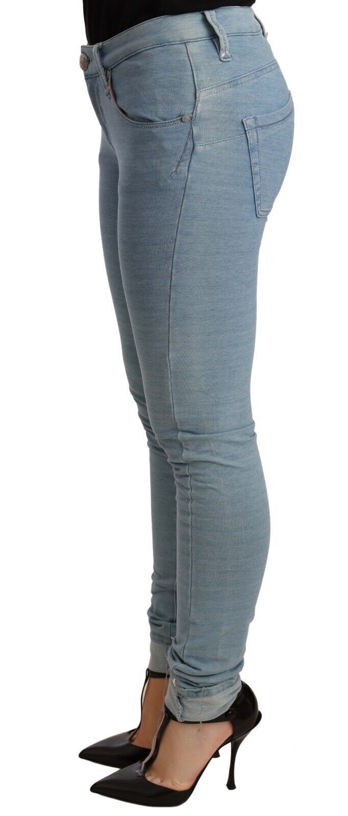 Acht schicke Push-Up-Denim-Jeans mit schmaler Passform