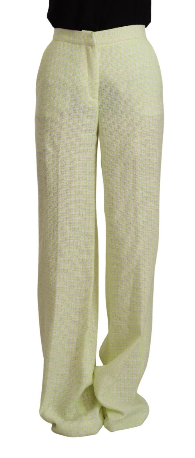Pantaloni eleganti a gamba dritta e vita alta MSGM