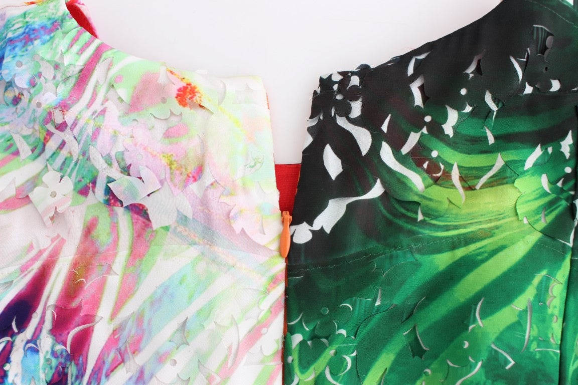 Lanre Da Silva Ajayi Multicolor Organza Sheath Dress