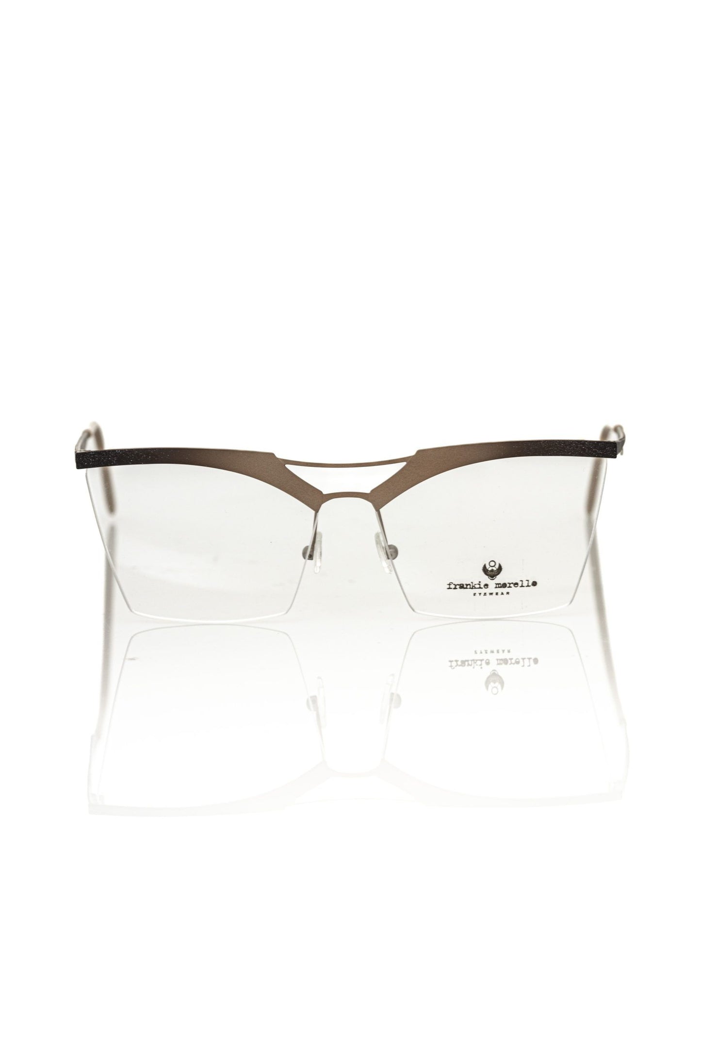 Frankie Morello Gold Metallic Women's Eyeglass Frame