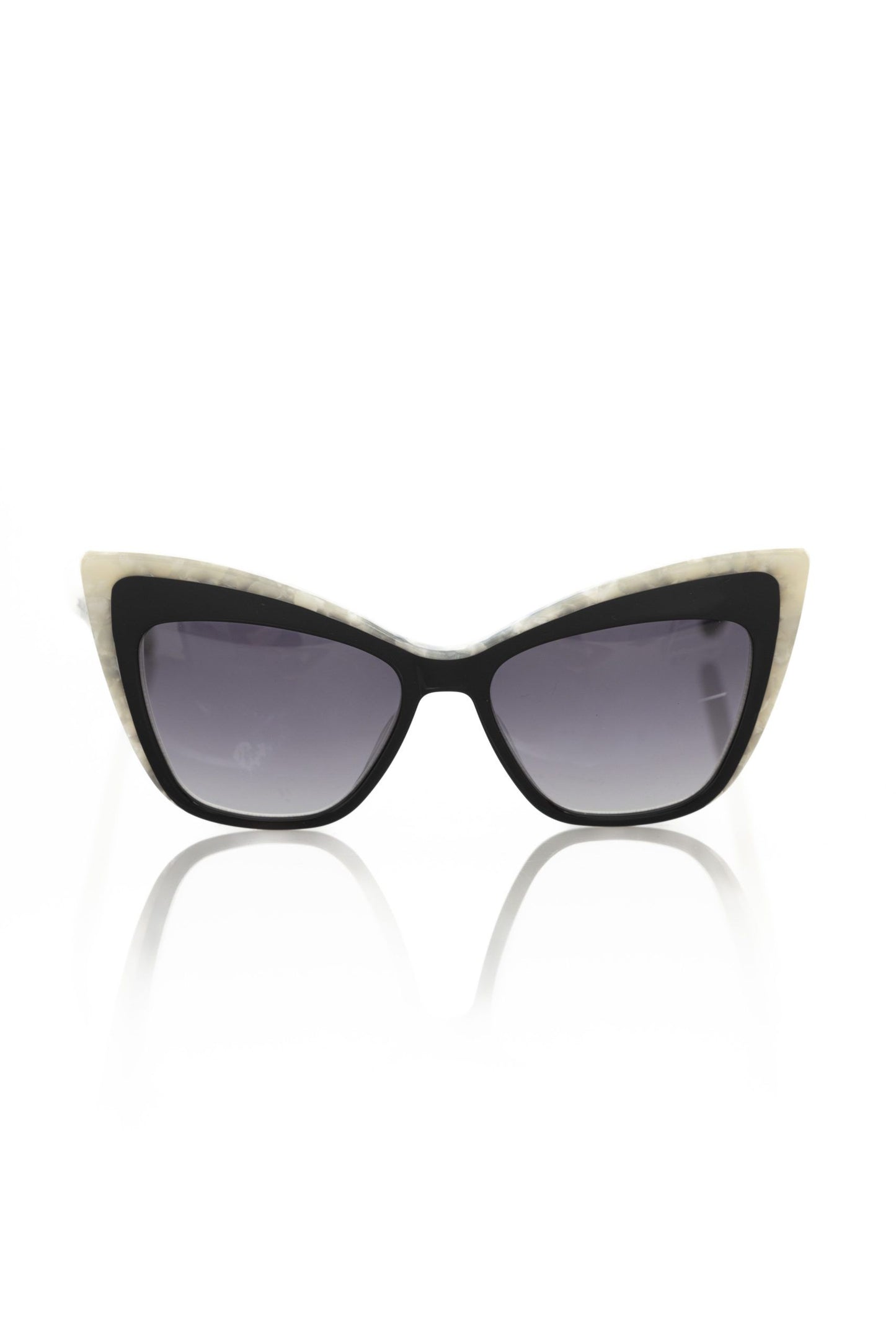 Frankie Morello – Schwarze Acetat-Sonnenbrille für Damen