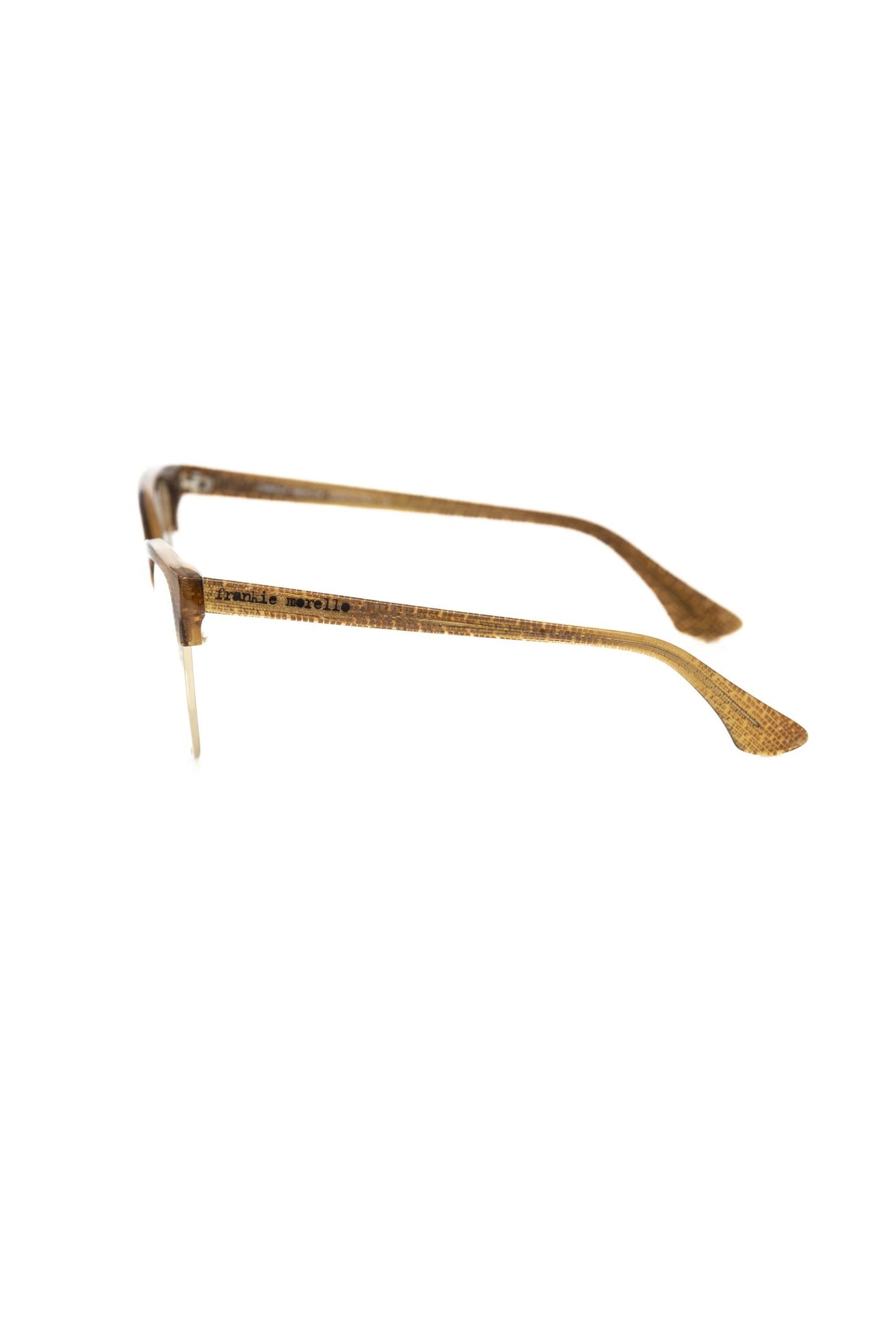 Montatura da donna Frankie Morello in fibra metallizzata marrone