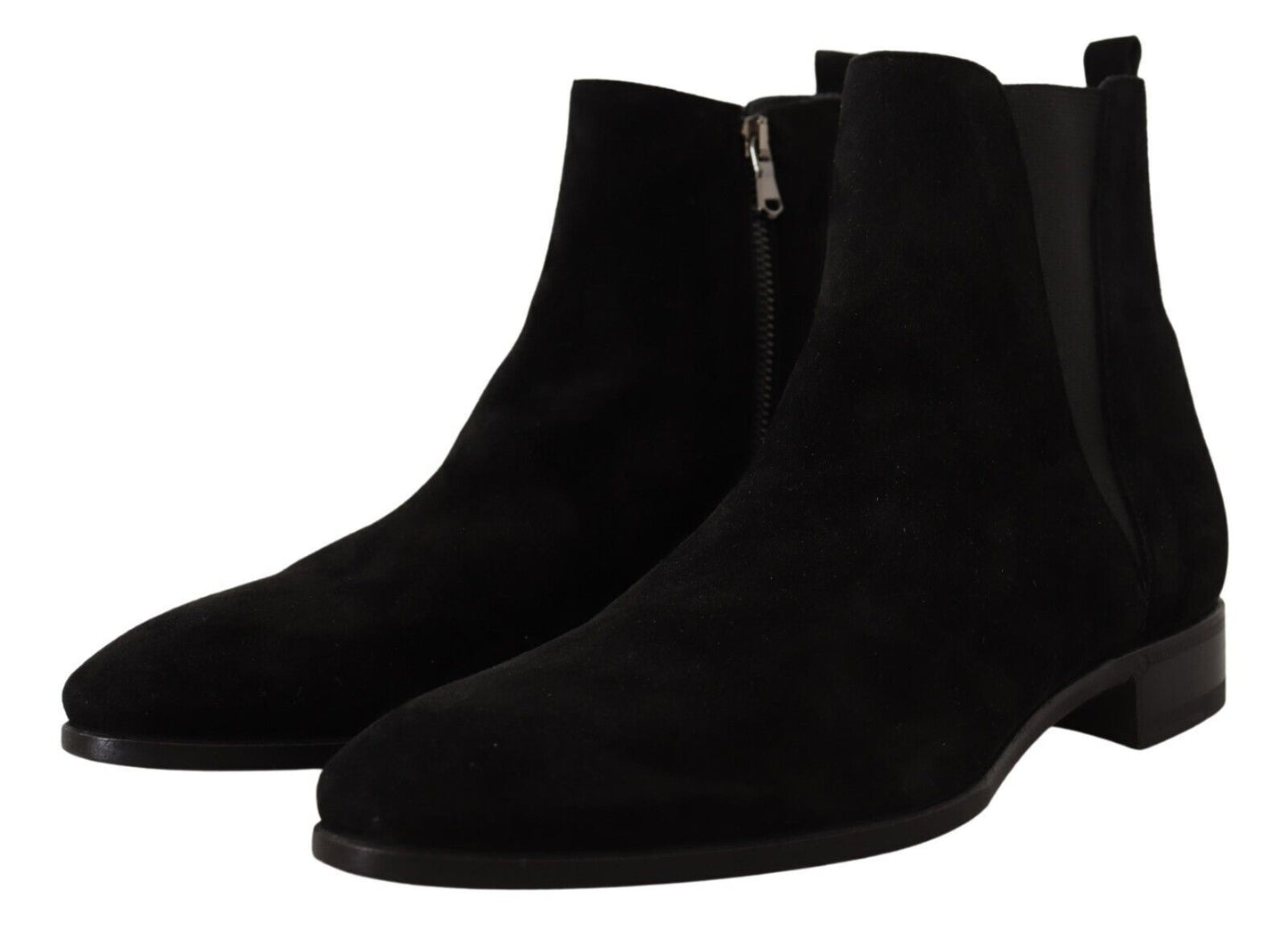 Eleganti stivali Chelsea in pelle scamosciata Dolce & Gabbana