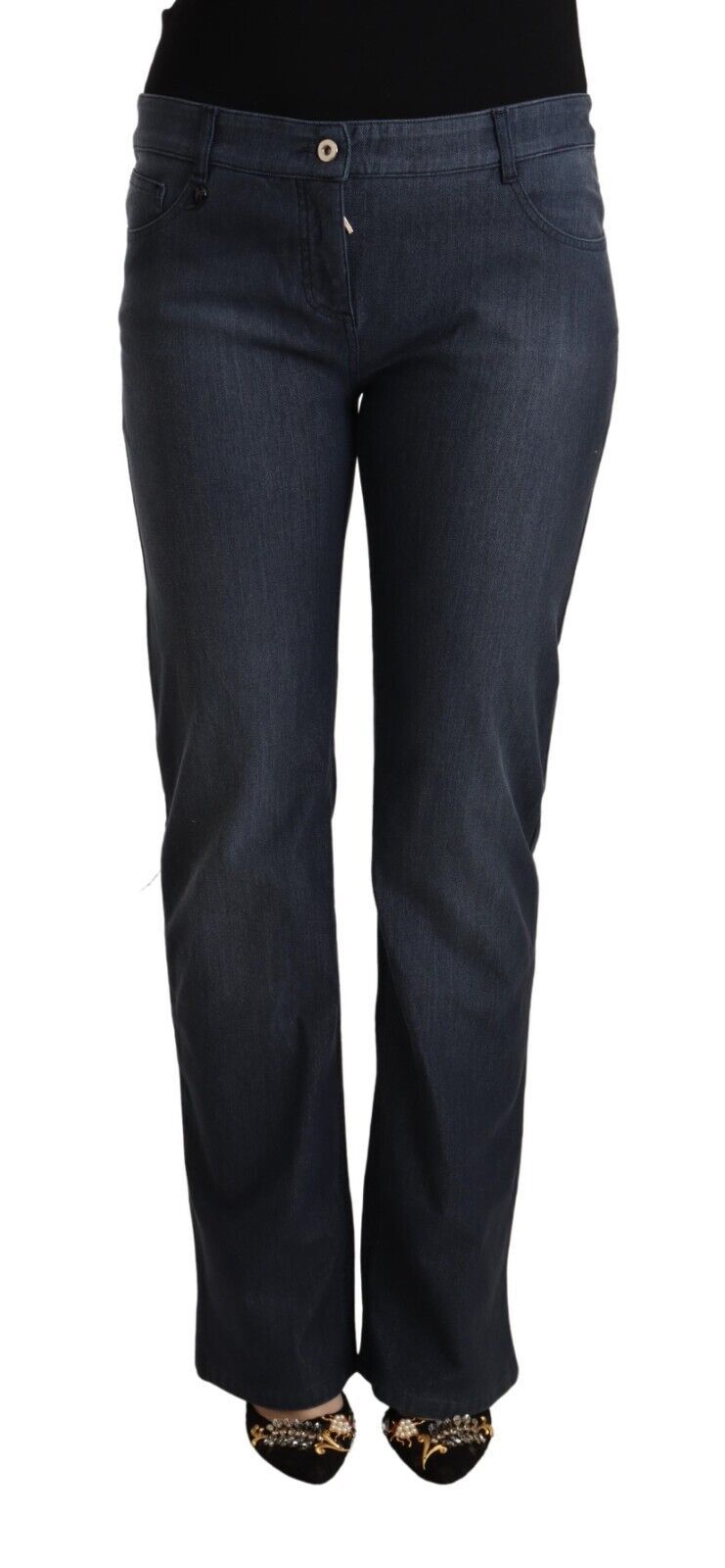 Jeans taglio dritto blu scuro MARGHI LO' Chic