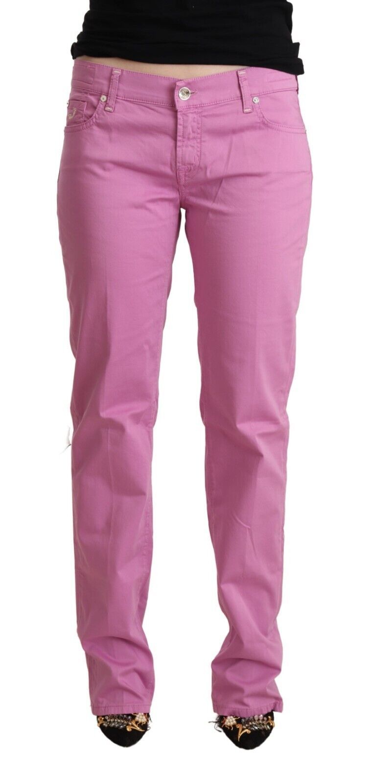 Jeans aderenti rosa affusolati di Jacob Cohen