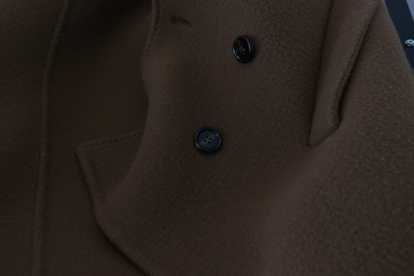 Giacca marrone elegante doppiopetto Dolce & Gabbana