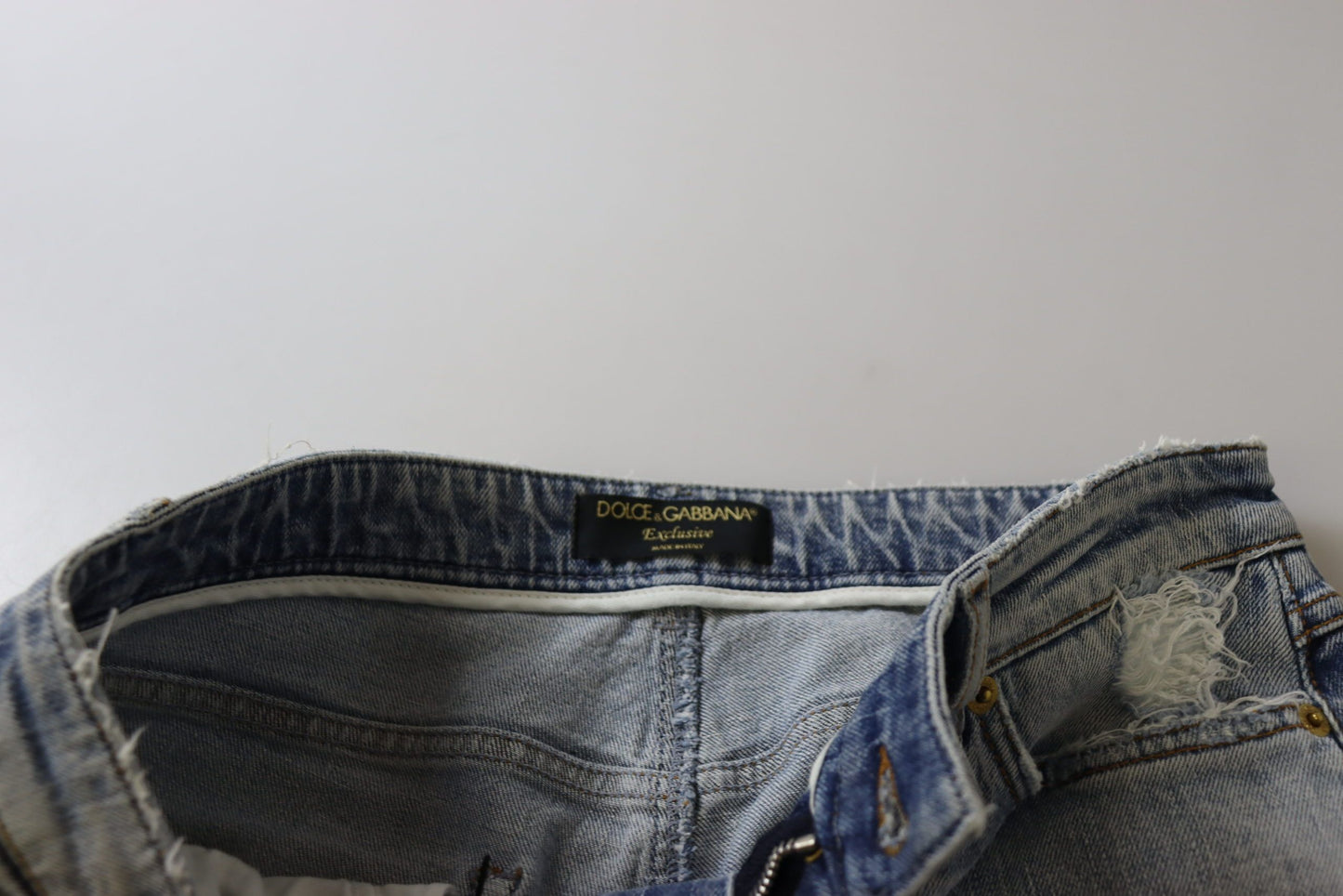 Dolce & Gabbana Elegant Skinny Fit Denim per uno stile sofisticato