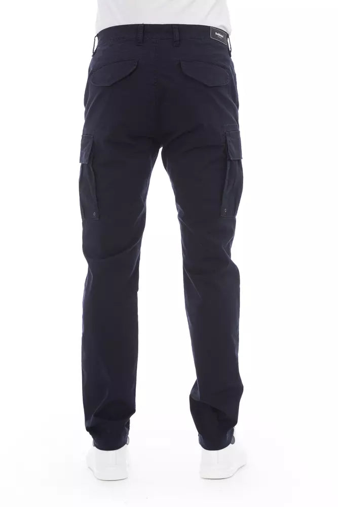 Pantaloni cargo da uomo Baldinini Trend in cotone blu