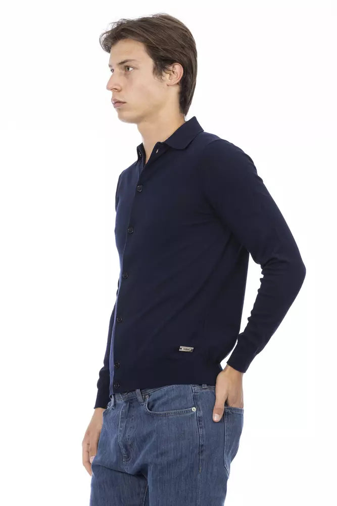 Camicia da uomo Baldinini Trend in cotone blu