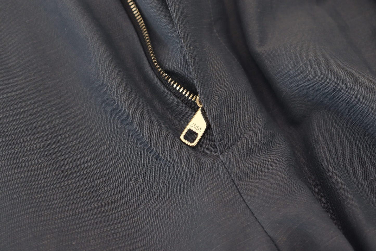 Dolce & Gabbana Elegante blaue Hose aus Leinen-Baumwoll-Mischung