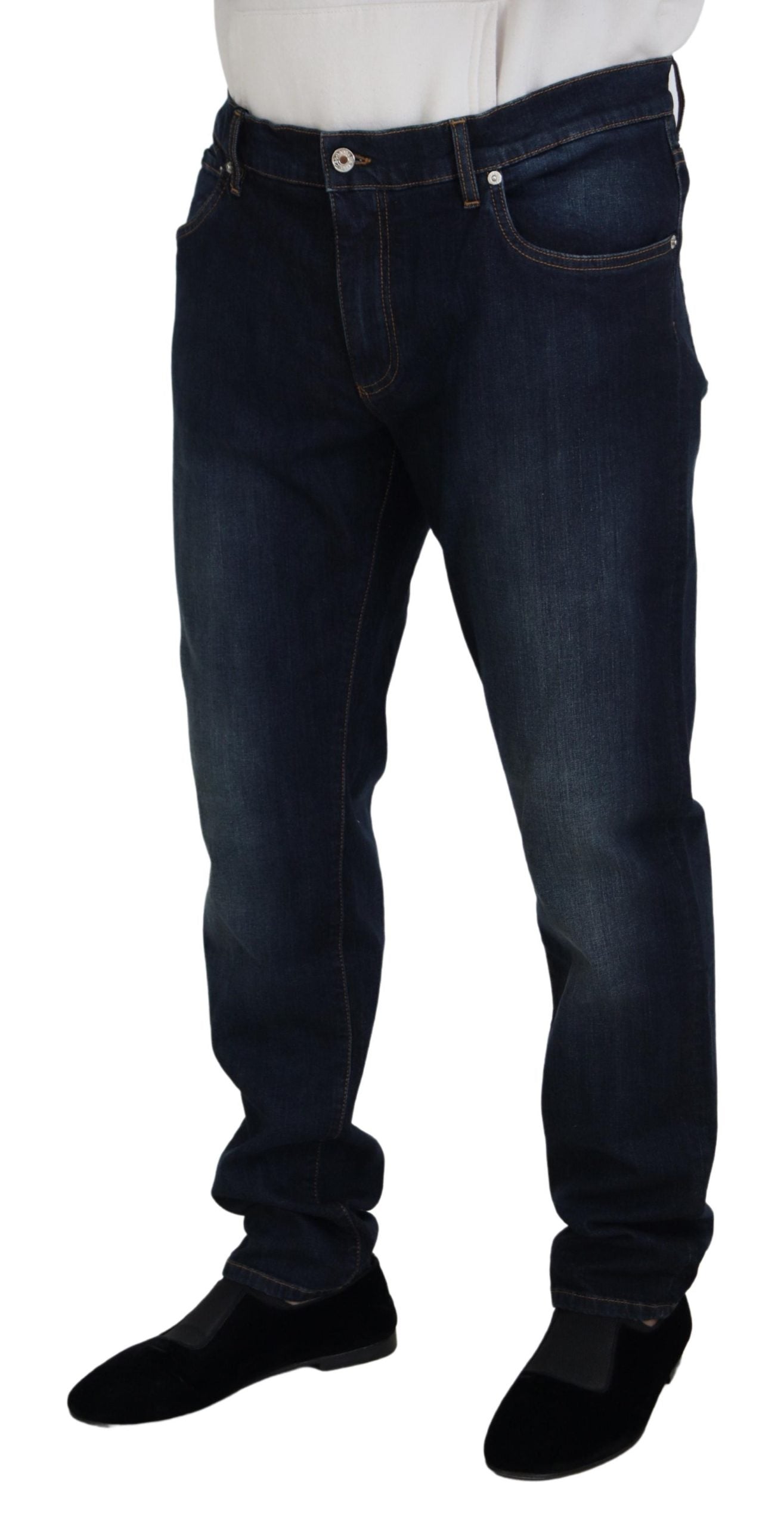 Dolce & Gabbana Elegante blaue Jeanshose