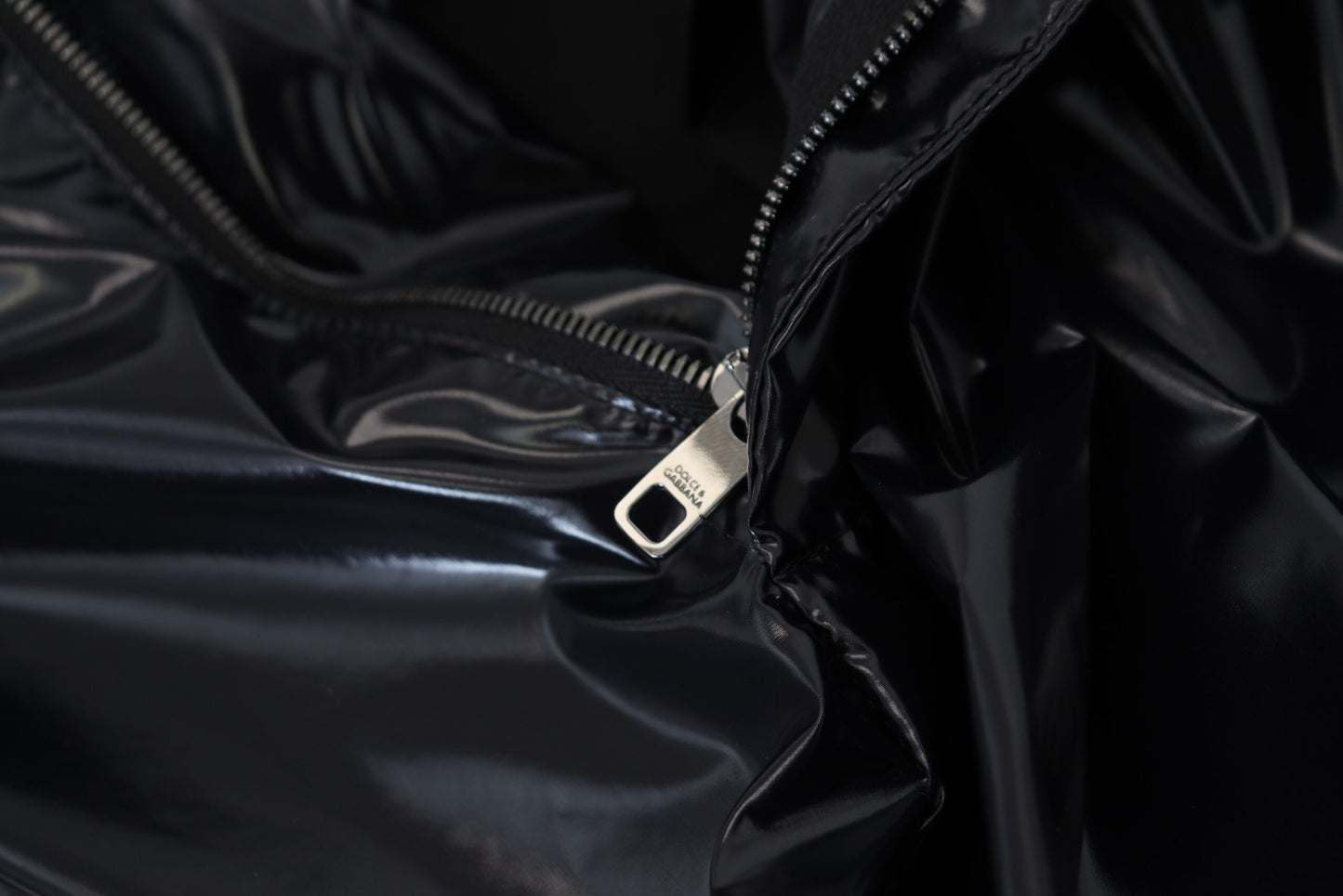 Dolce & Gabbana Glatte italienische MainLine-Hose in Schwarz