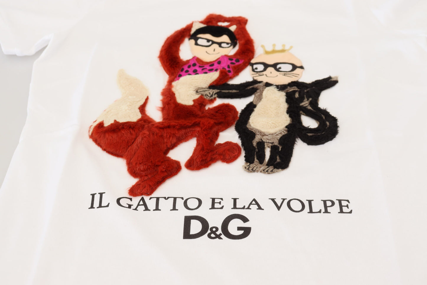 Dolce & Gabbana Iconic Prints Designer-Baumwoll-T-Shirt