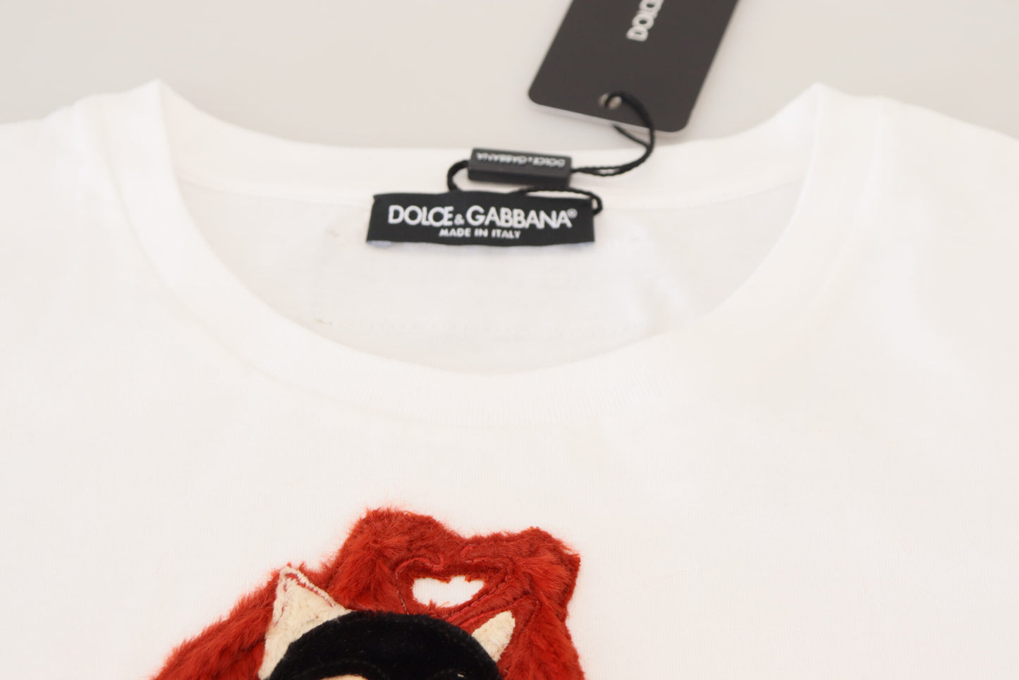 Dolce & Gabbana Iconic Prints Designer-Baumwoll-T-Shirt