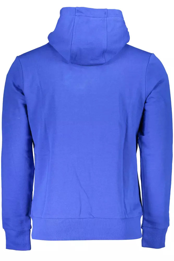 Felpa con cappuccio ricamata La Martina Chic Blue