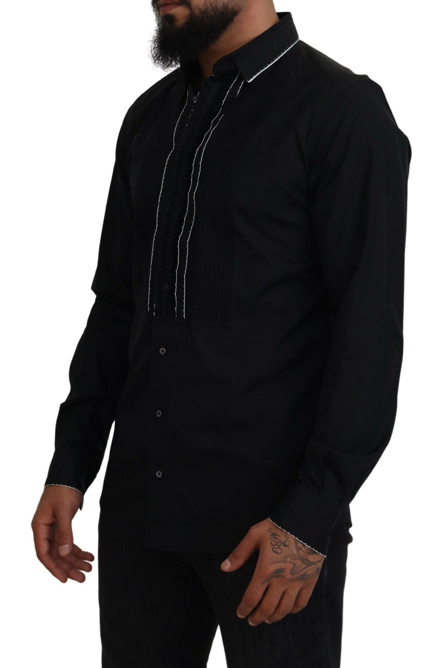 Dolce & Gabbana Elegantes Slim-Fit-Smokinghemd