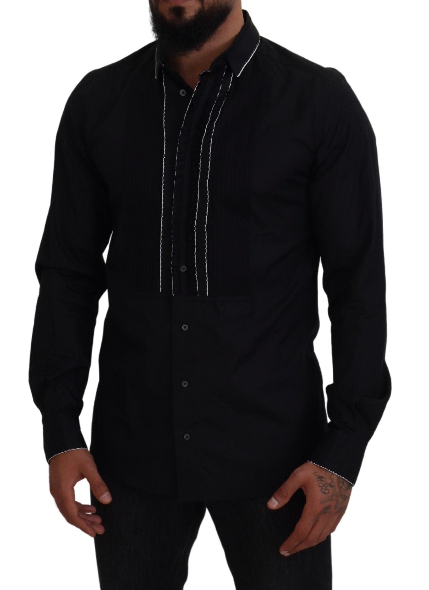 Dolce & Gabbana Elegantes Slim-Fit-Smokinghemd
