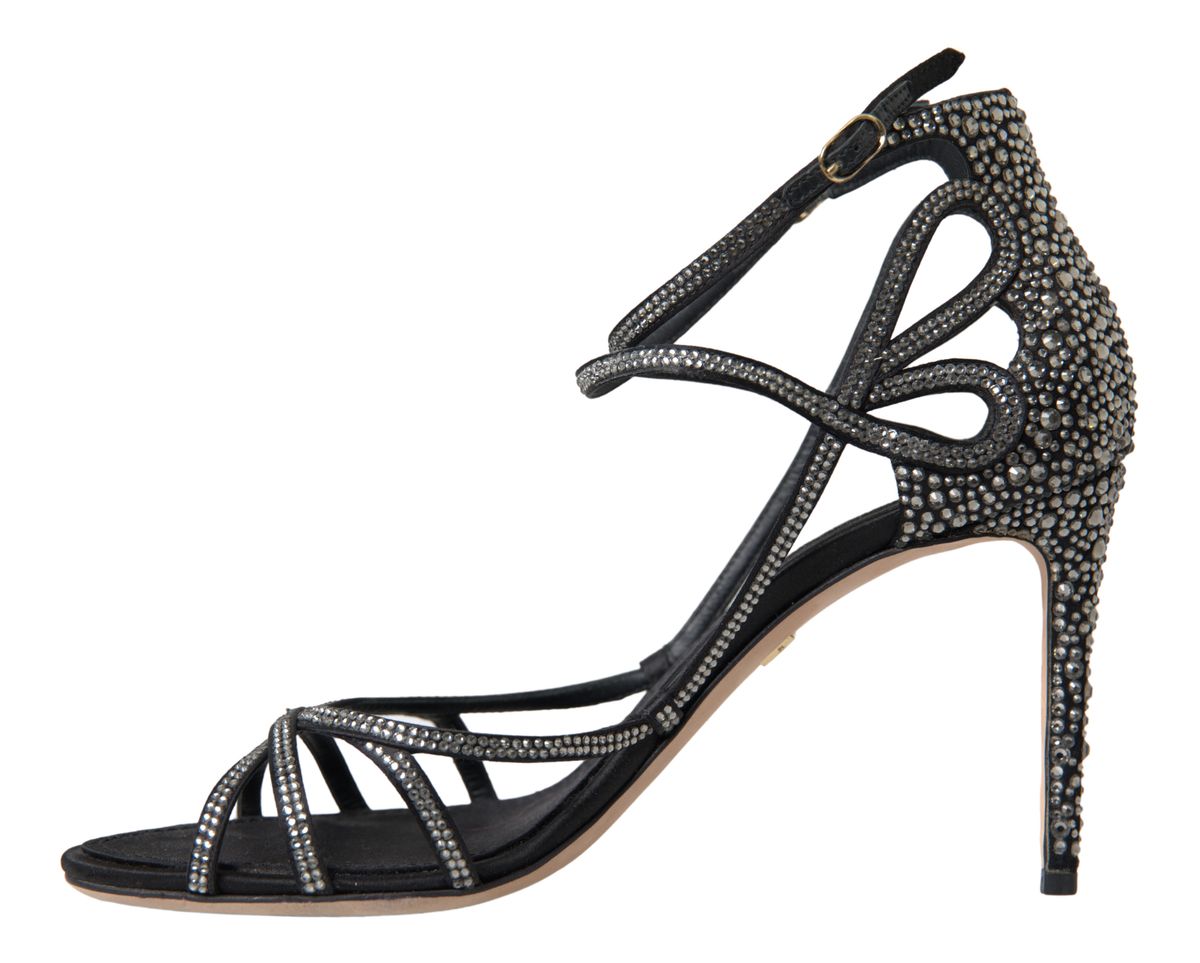 Dolce & Gabbana Elegante Keira Stiletto-Sandalen mit Strasssteinen
