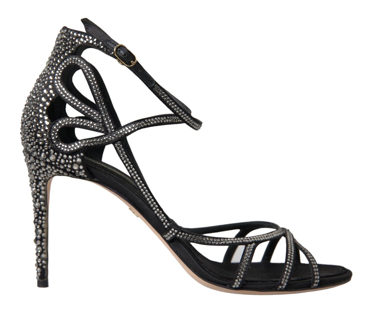 Dolce & Gabbana Elegante Keira Stiletto-Sandalen mit Strasssteinen