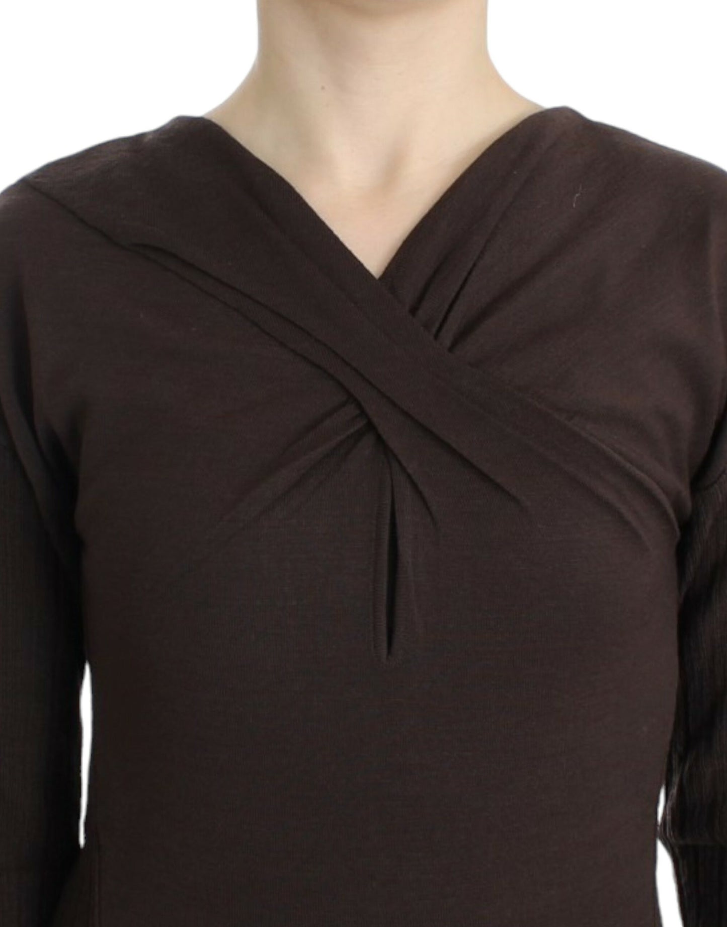 Cavalli Chic Pullover aus Schurwolle mit Schlüsselloch