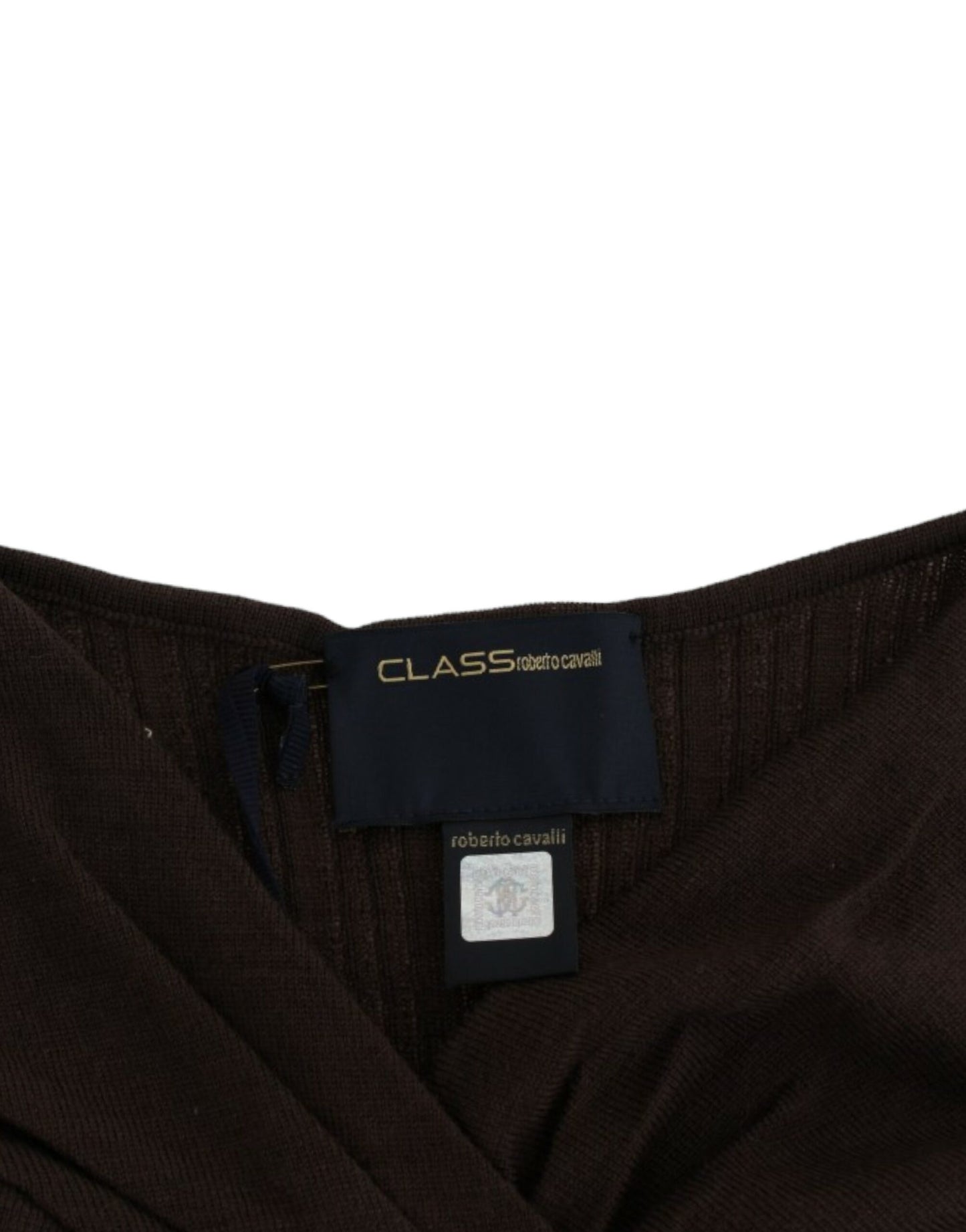 Cavalli Chic Pullover aus Schurwolle mit Schlüsselloch