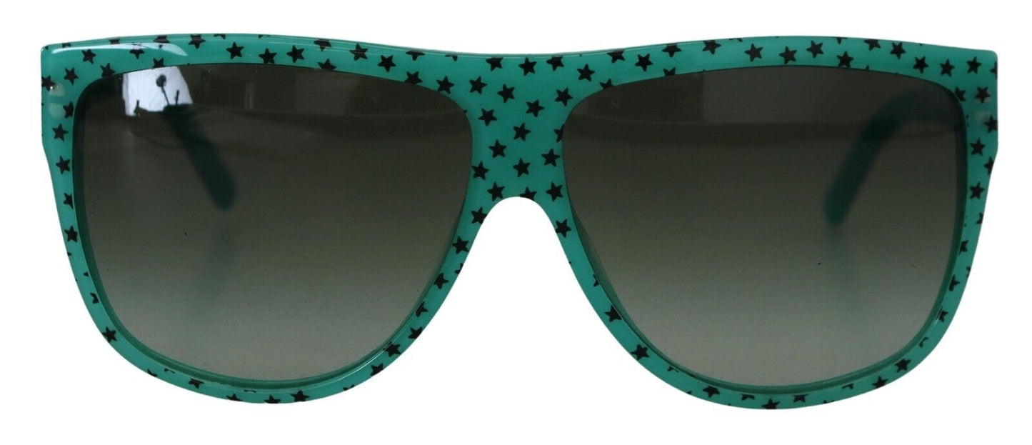 Dolce & Gabbana – Schicke, eckige Sonnenbrille mit Sternenmuster