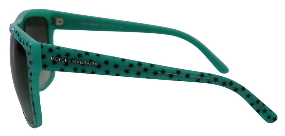 Dolce & Gabbana – Schicke, eckige Sonnenbrille mit Sternenmuster