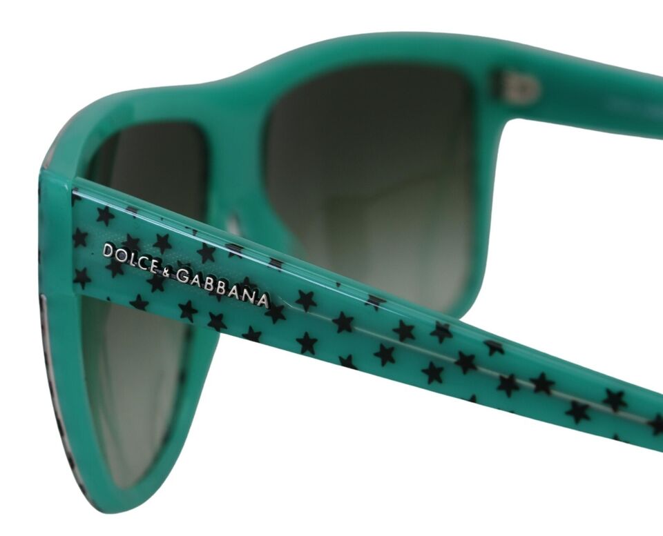 Dolce & Gabbana – Schicke, eckige Sonnenbrille mit Sternenmuster