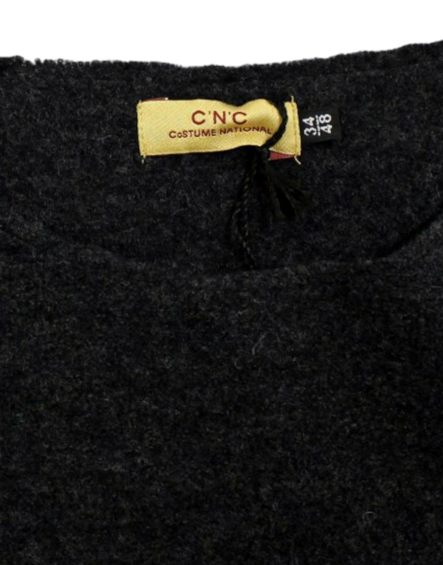Maglione girocollo in lana grigio chic di Costume National