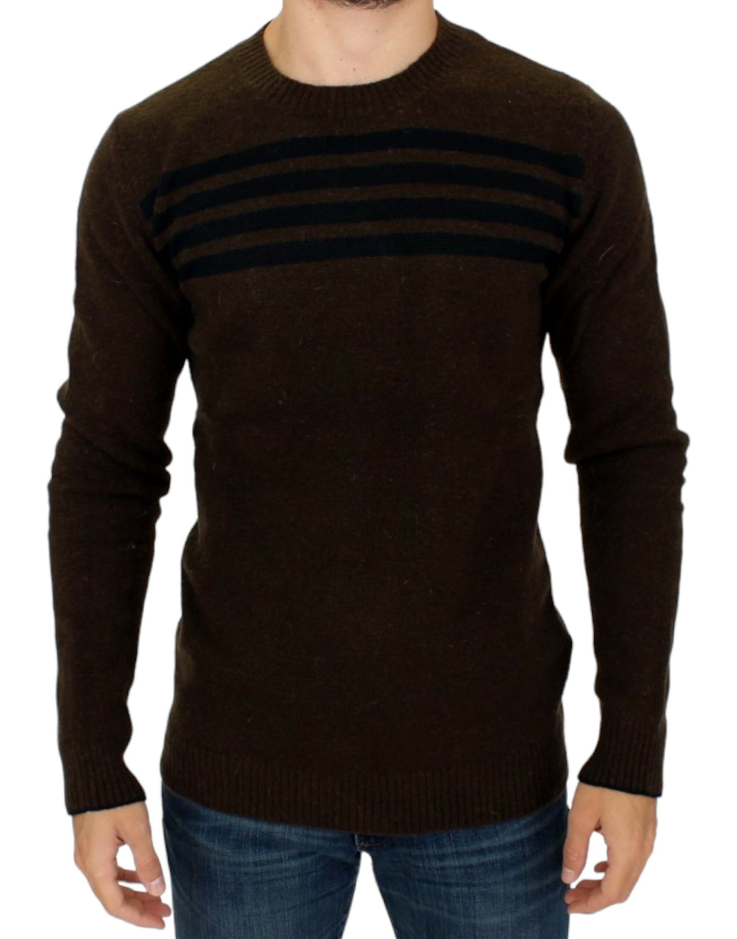 Maglione a righe elegante con scollo a giro di Costume National
