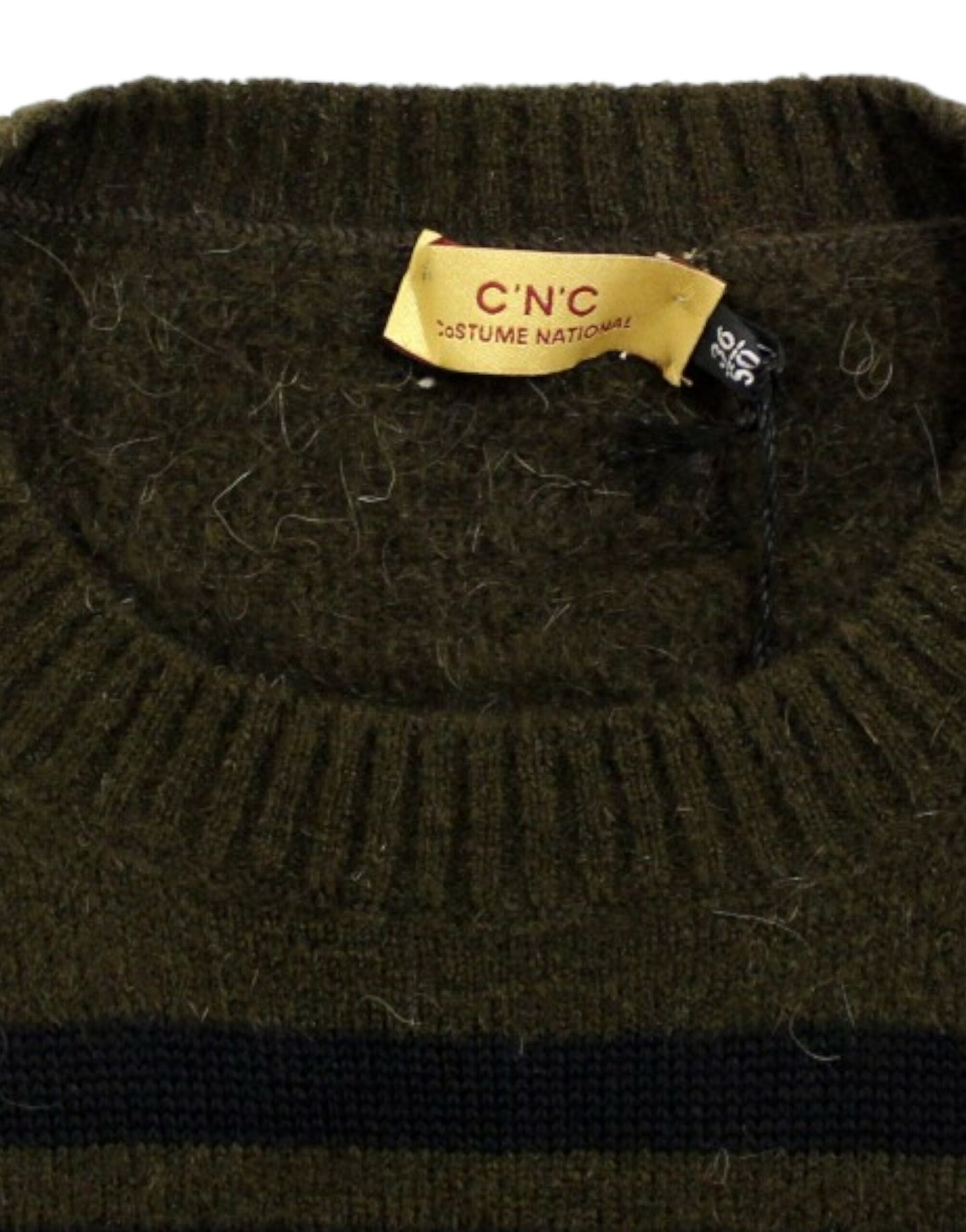 Maglione a righe elegante con scollo a giro di Costume National