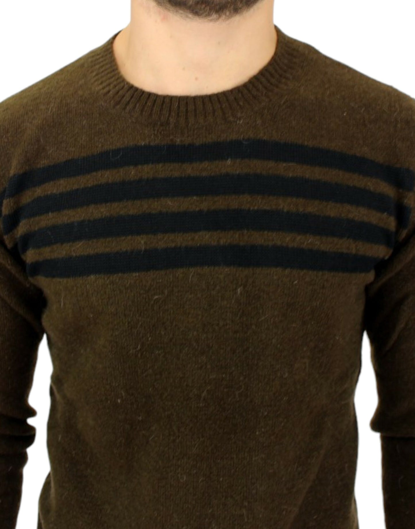 Maglione a righe elegante con scollo a giro di Costume National