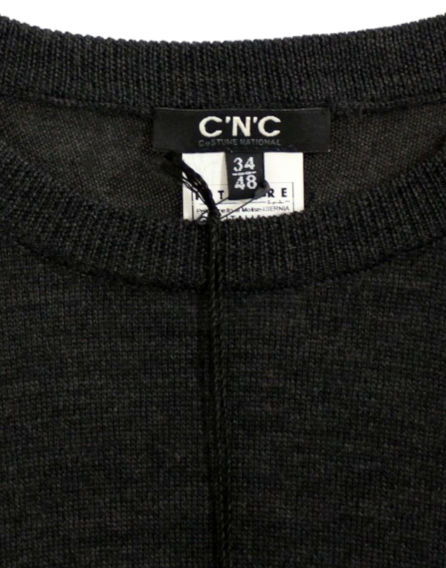 Maglione girocollo grigio elegante di Costume National