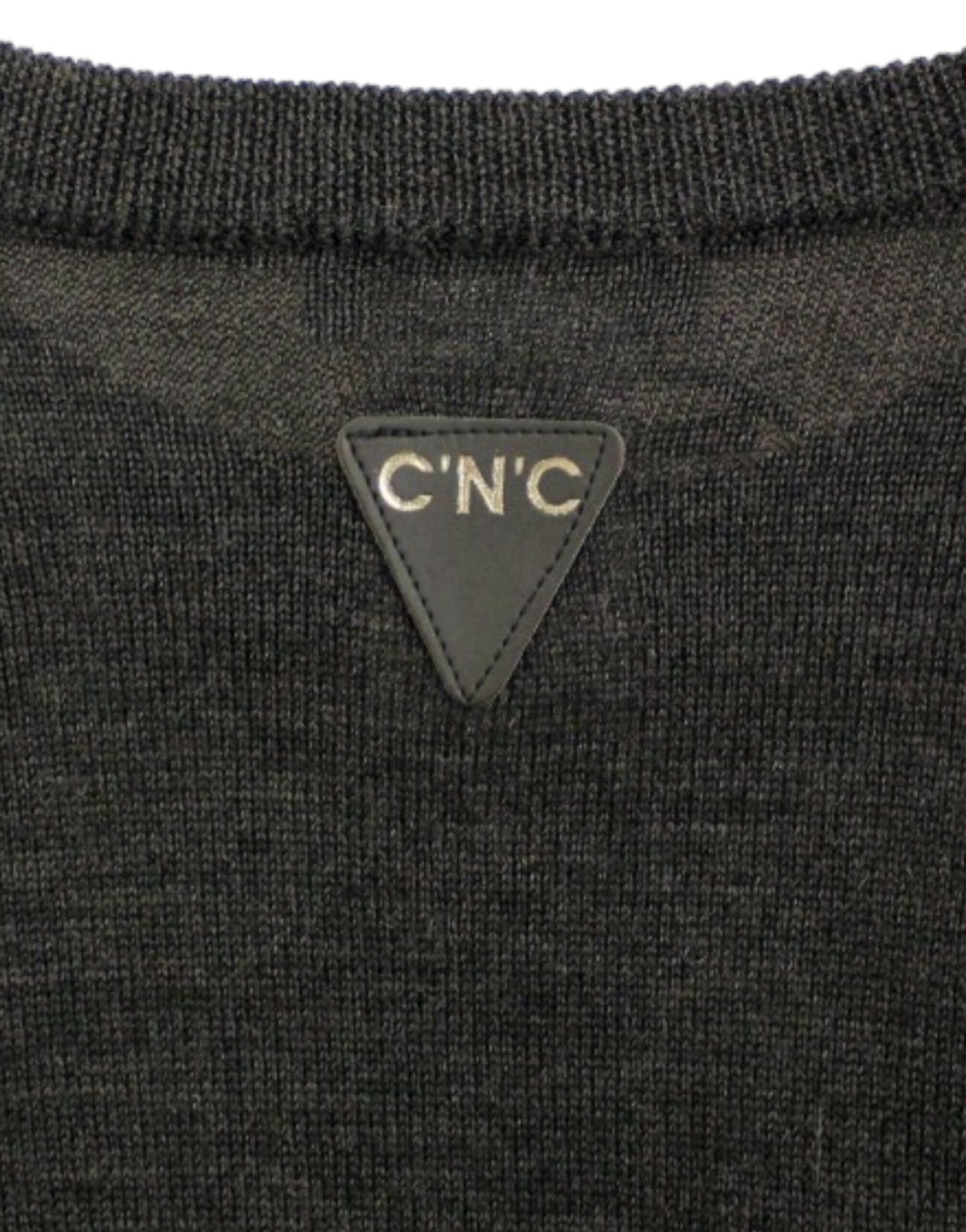 Maglione girocollo grigio elegante di Costume National