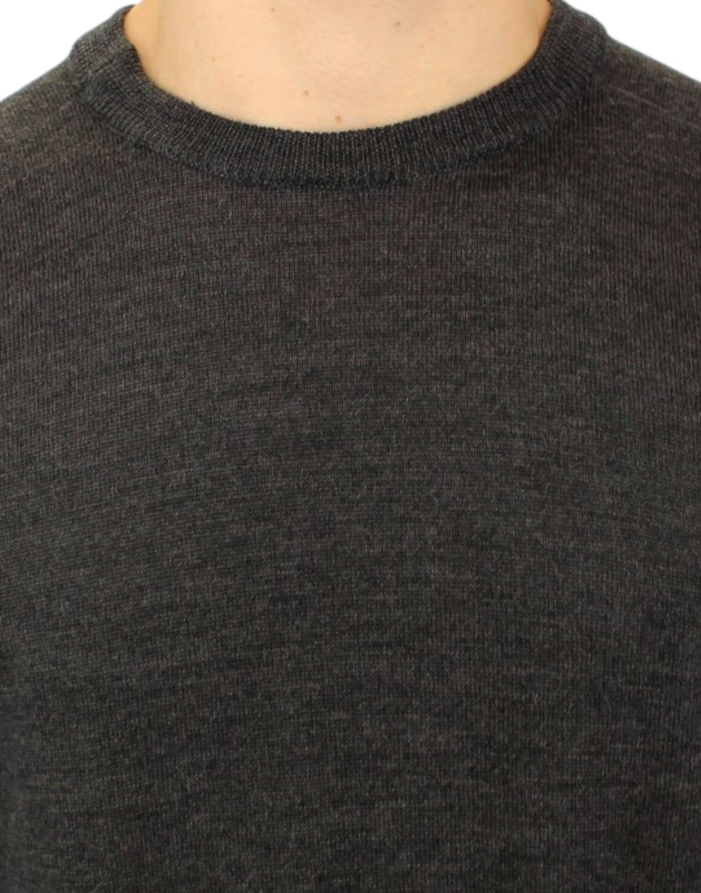 Maglione girocollo grigio elegante di Costume National