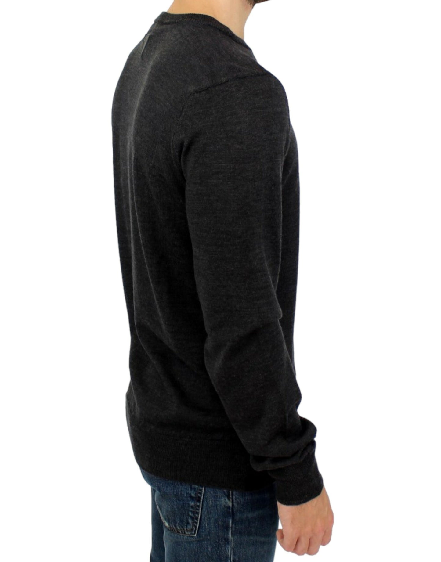 Maglione girocollo grigio elegante di Costume National