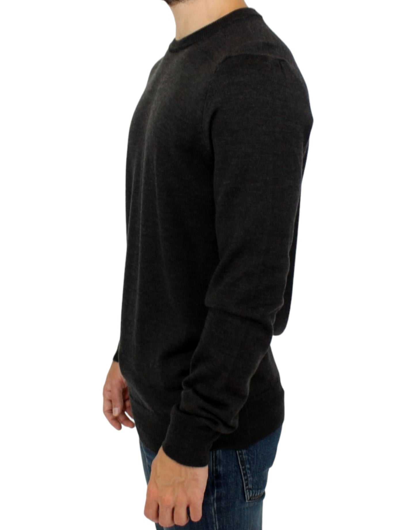 Maglione girocollo grigio elegante di Costume National