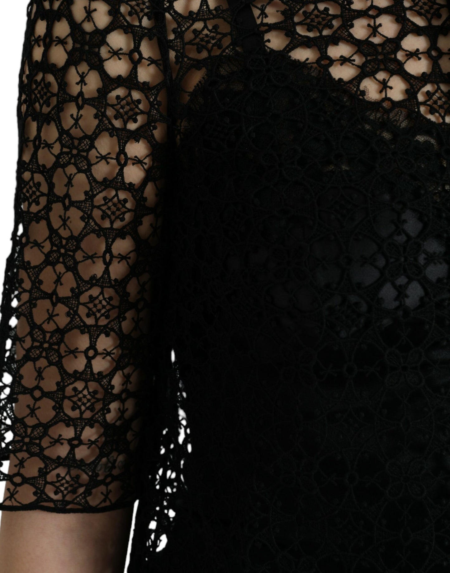 Dolce & Gabbana Elegante camicetta in pizzo floreale