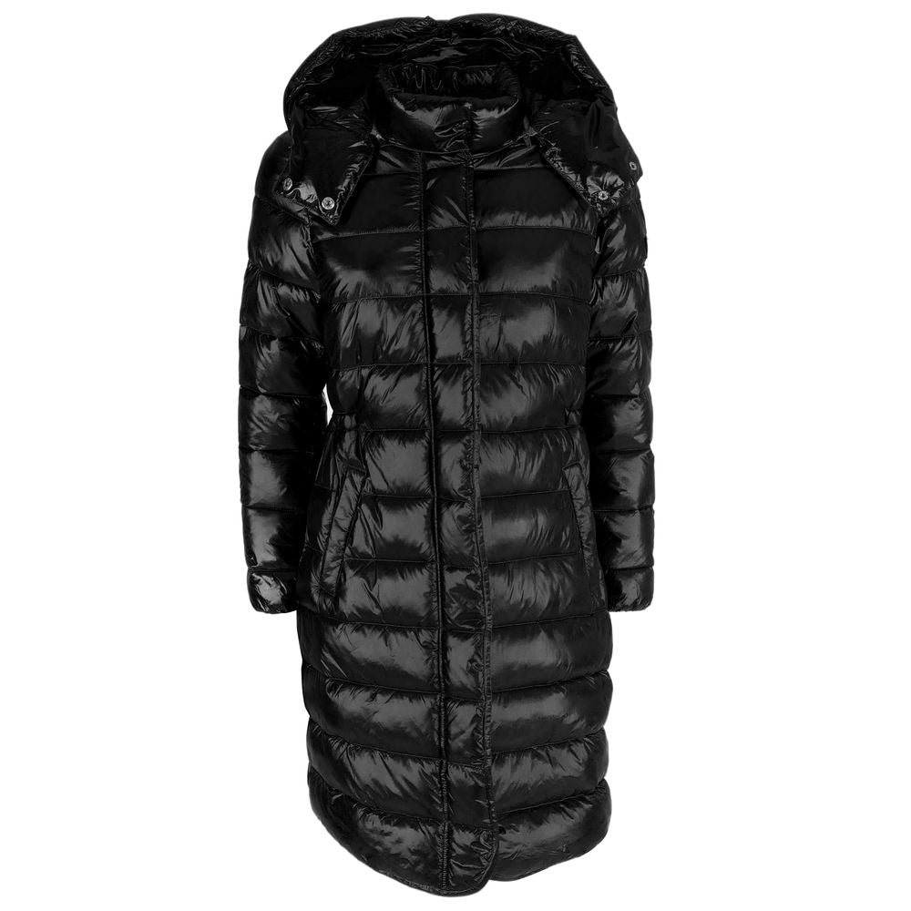 Yes Zee Schwarze Polyamid-Damenjacke