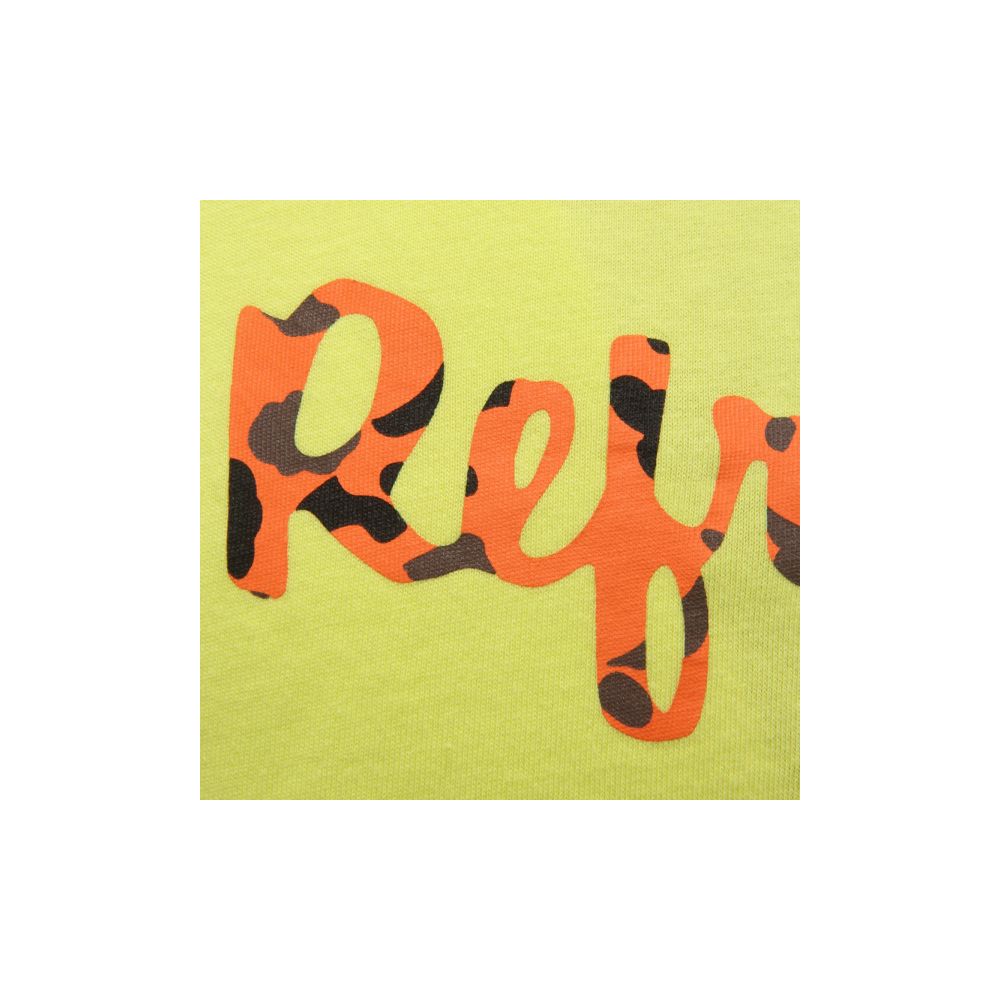 Refrigiwear Sunshine Yellow Logo T-Shirt mit Rundhalsausschnitt