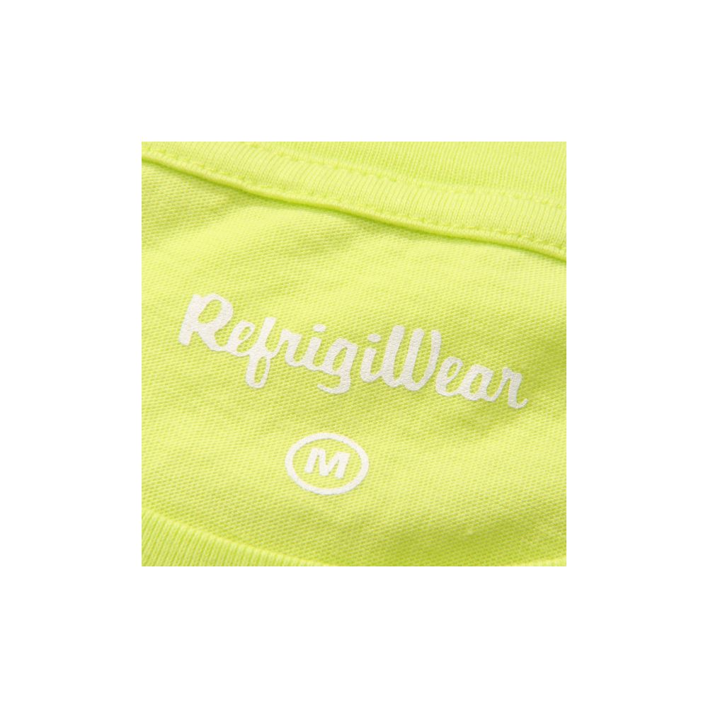 Refrigiwear Sunshine Yellow Logo T-Shirt mit Rundhalsausschnitt