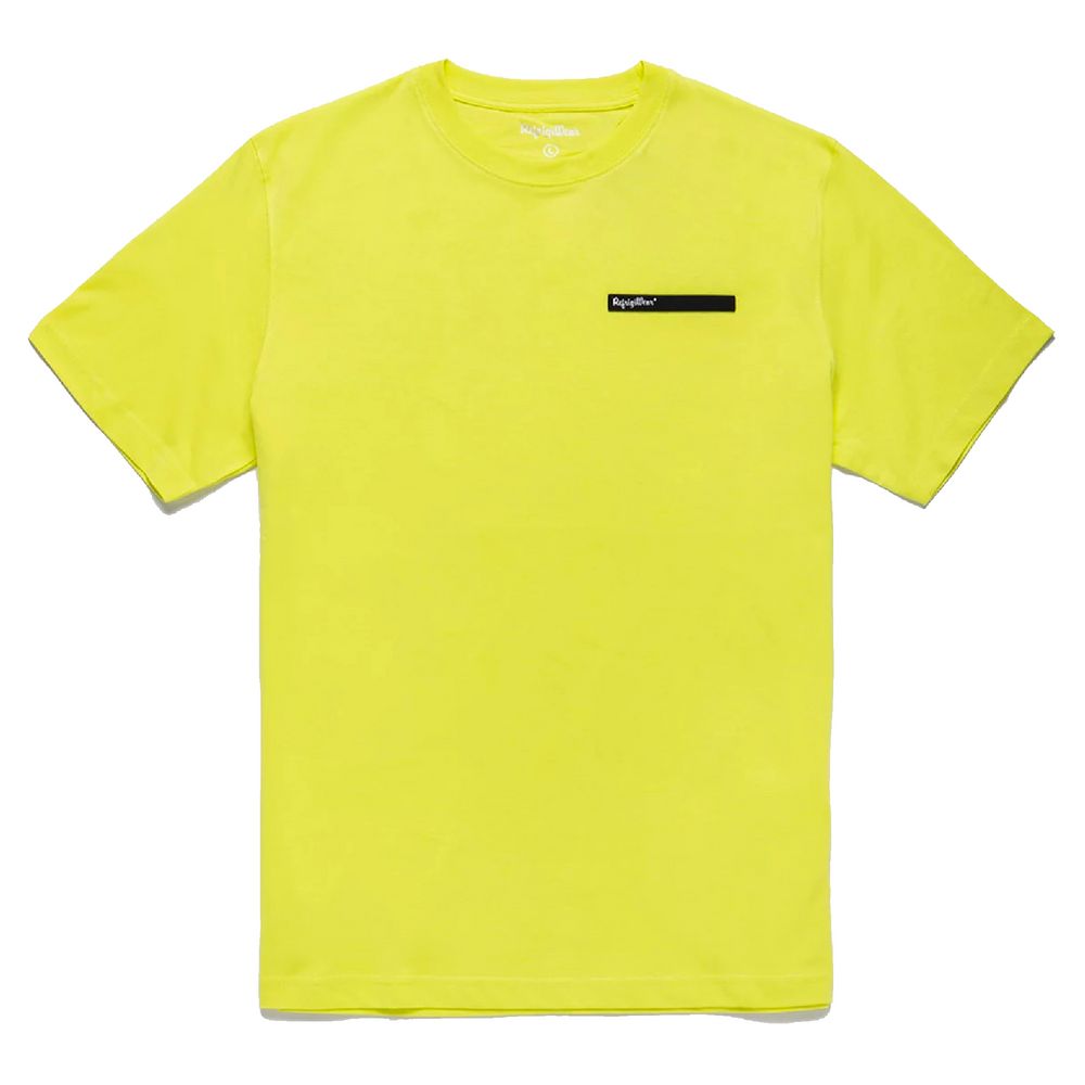 Refrigiwear Baumwoll-T-Shirt mit geprägtem Logo in Gelb