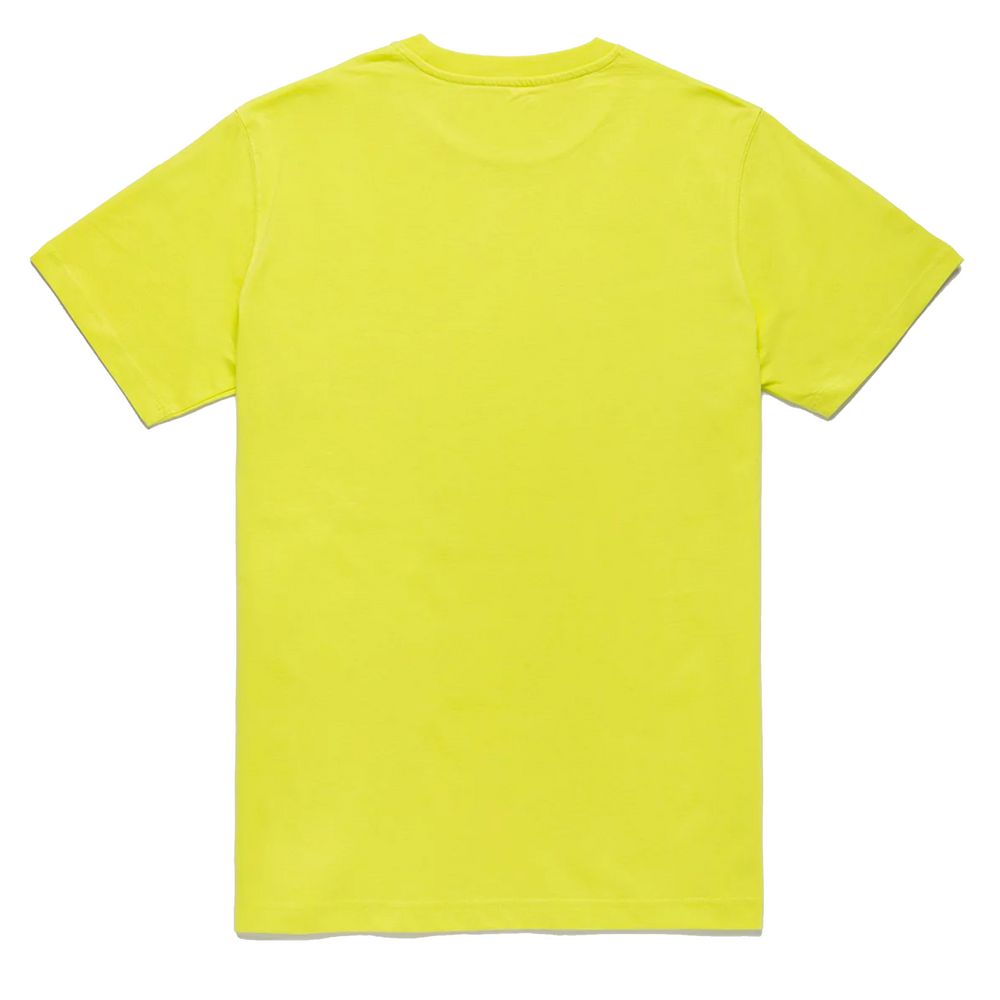 Refrigiwear Baumwoll-T-Shirt mit geprägtem Logo in Gelb