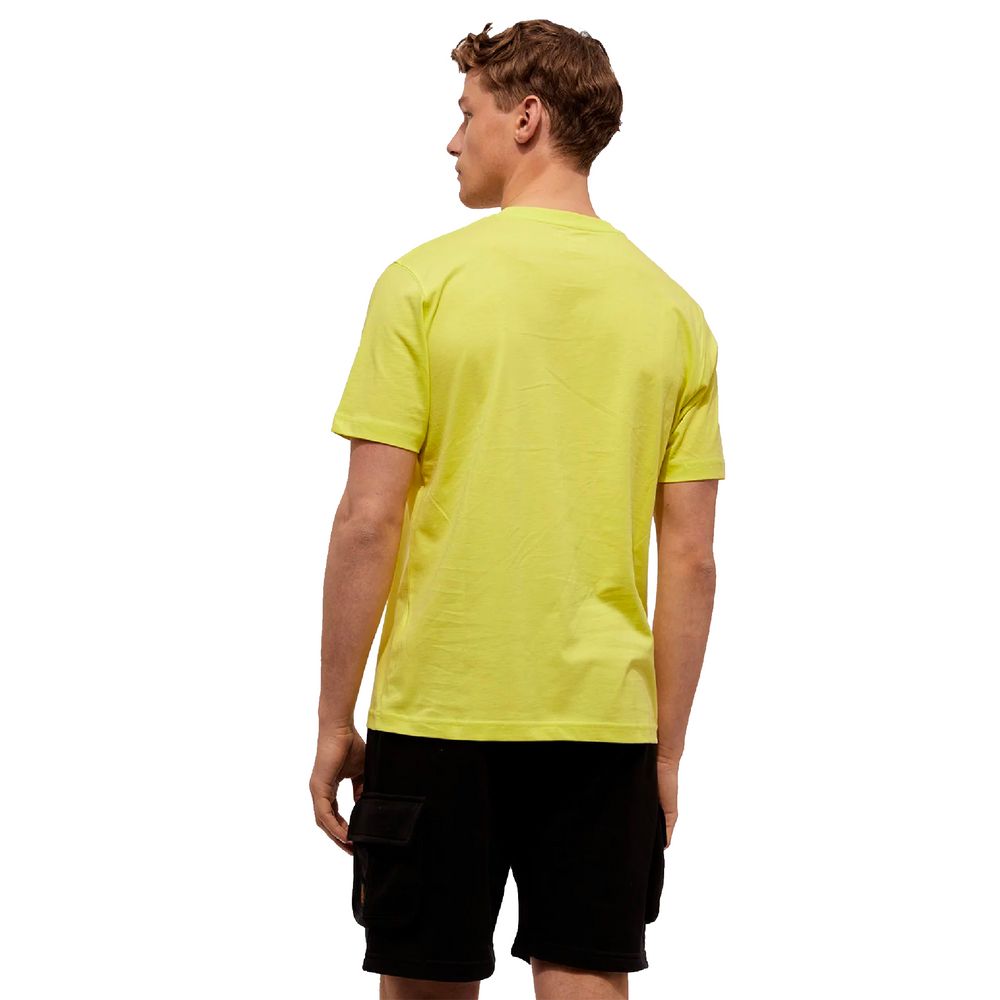 Refrigiwear Baumwoll-T-Shirt mit geprägtem Logo in Gelb