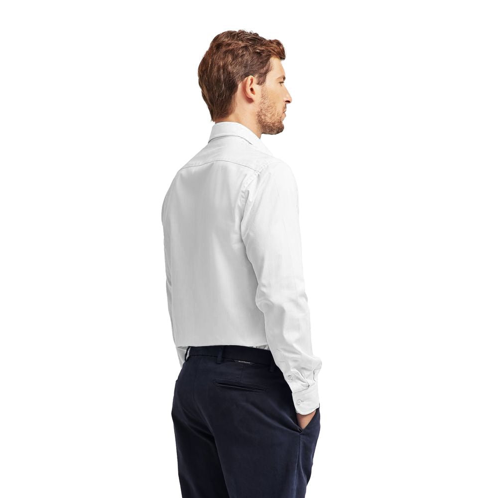 Camicia da uomo in cotone bianco Ballantyne
