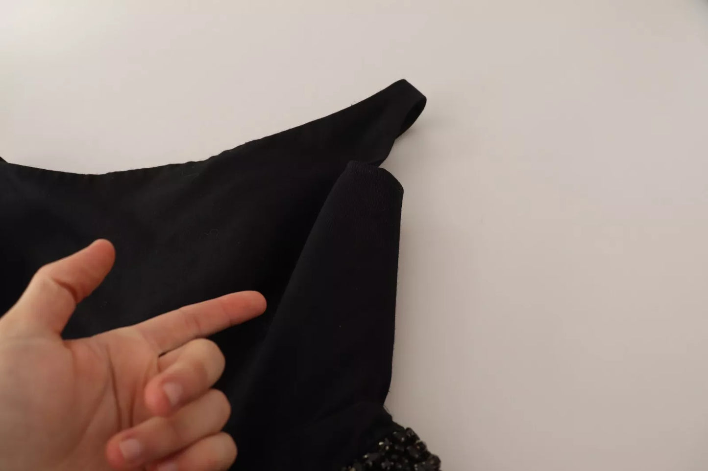 Dsquared² Schwarzes, ärmelloses, bodenlanges Kleid mit Schleife