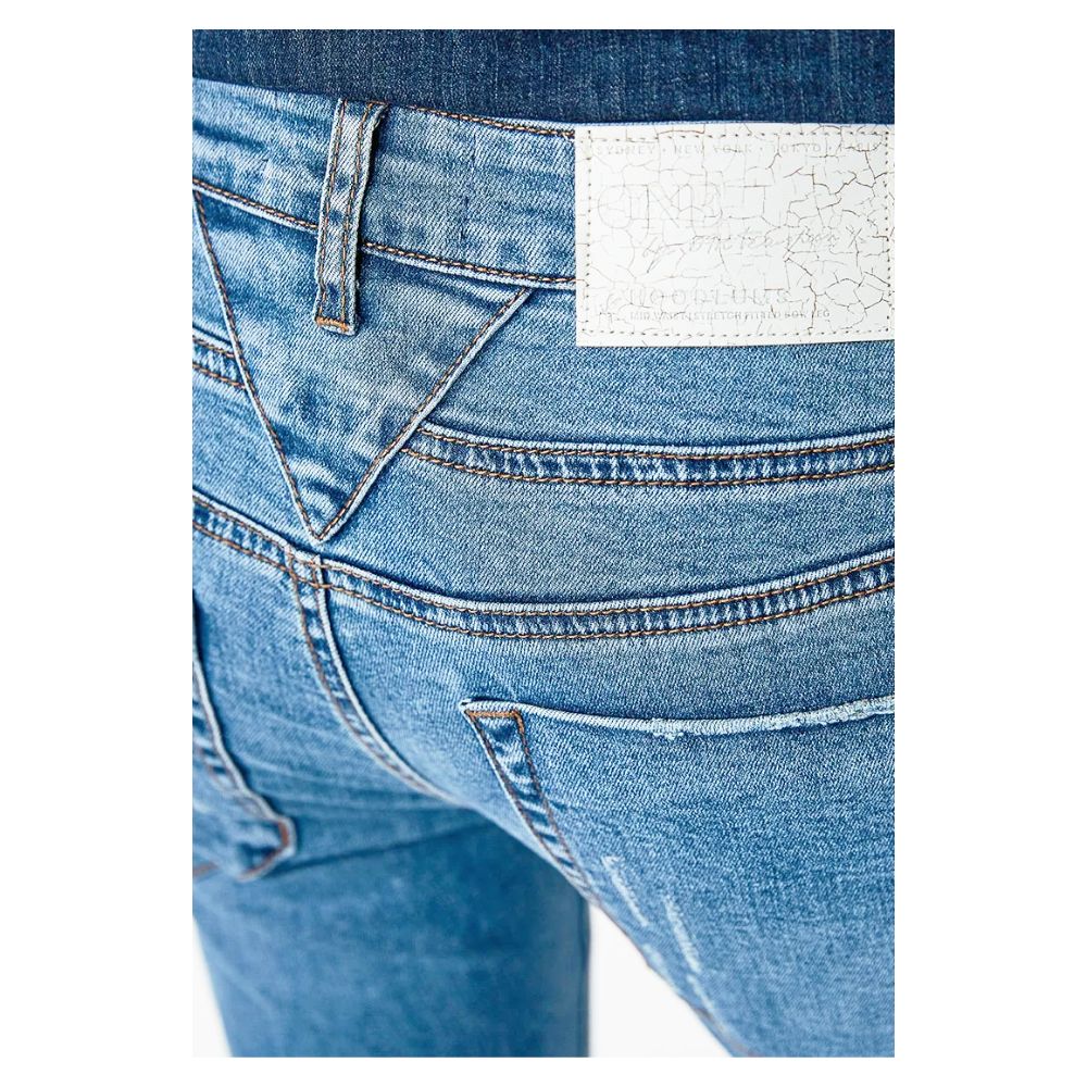 One Teaspoon – Jeans und Hose aus blauer Baumwolle