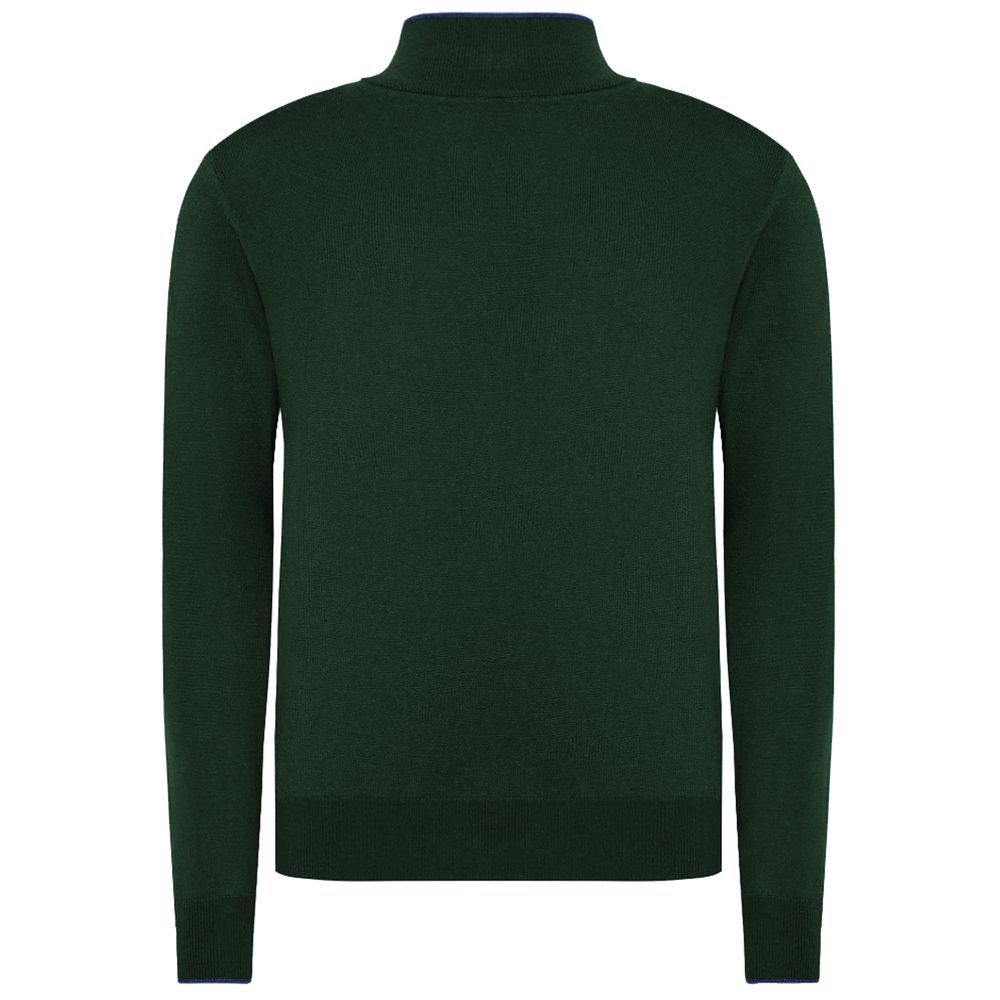 Maglione da uomo in lana verde La Martina